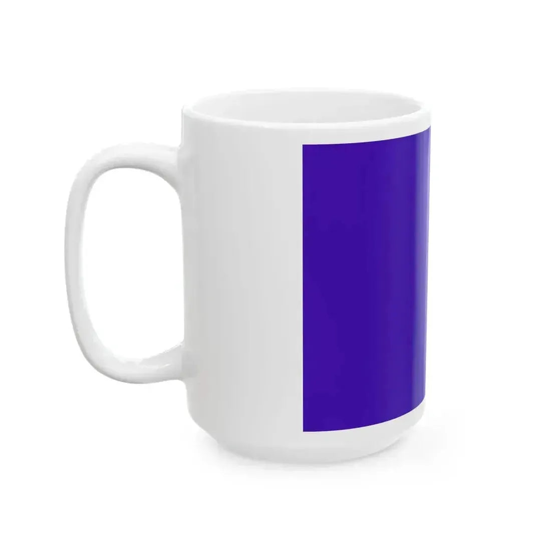 Bandiera di Alassio senza lo stemma (Italy) White Coffee Mug - Go Mug Yourself