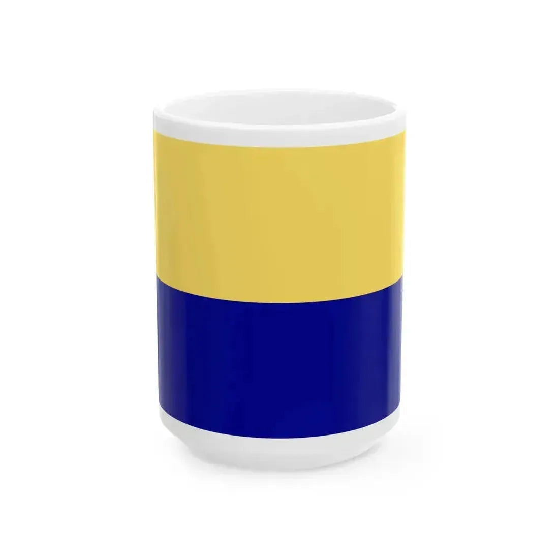 Bandiera di Albissola Marina (Italy) White Coffee Mug 15oz - Go Mug Yourself