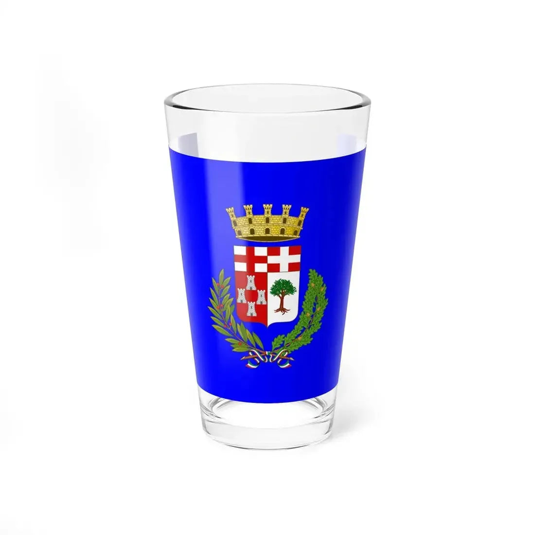 Bandiera di Imperia (Italy) Pint Glass 16oz 16oz - Go Mug Yourself