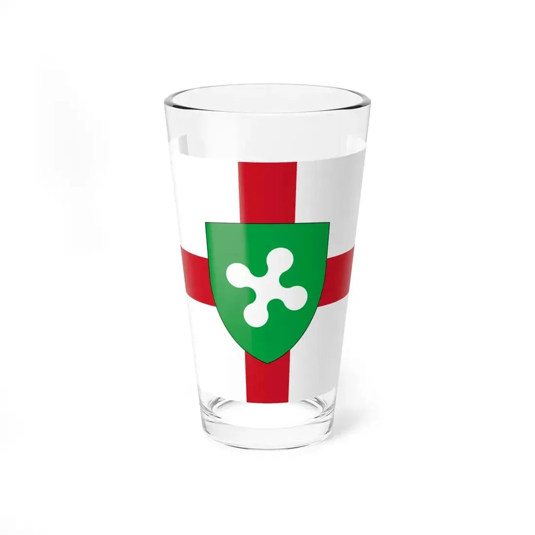 Bandiera di Lombardia (Italy) Pint Glass 16oz 16oz - Go Mug Yourself