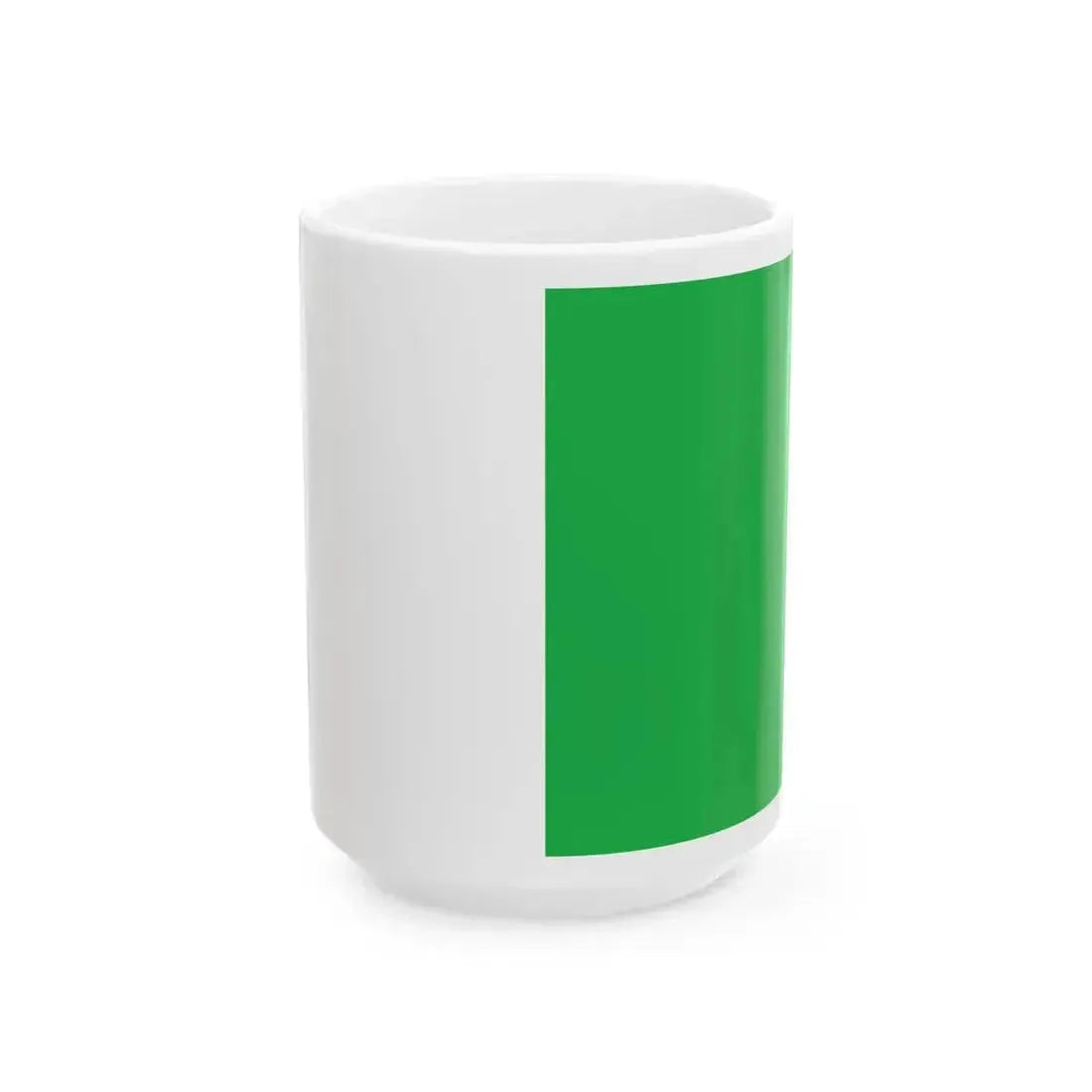 Bandiera di Pieve di Teco (Italy) White Coffee Mug 15oz - Go Mug Yourself