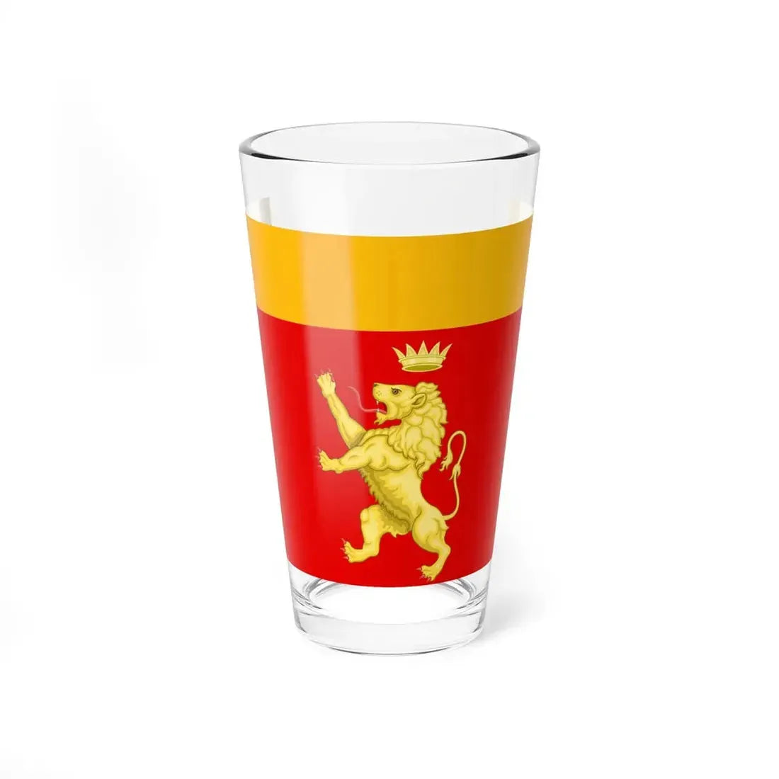 Bandiera di Ventimiglia (Italy) Pint Glass 16oz 16oz - Go Mug Yourself