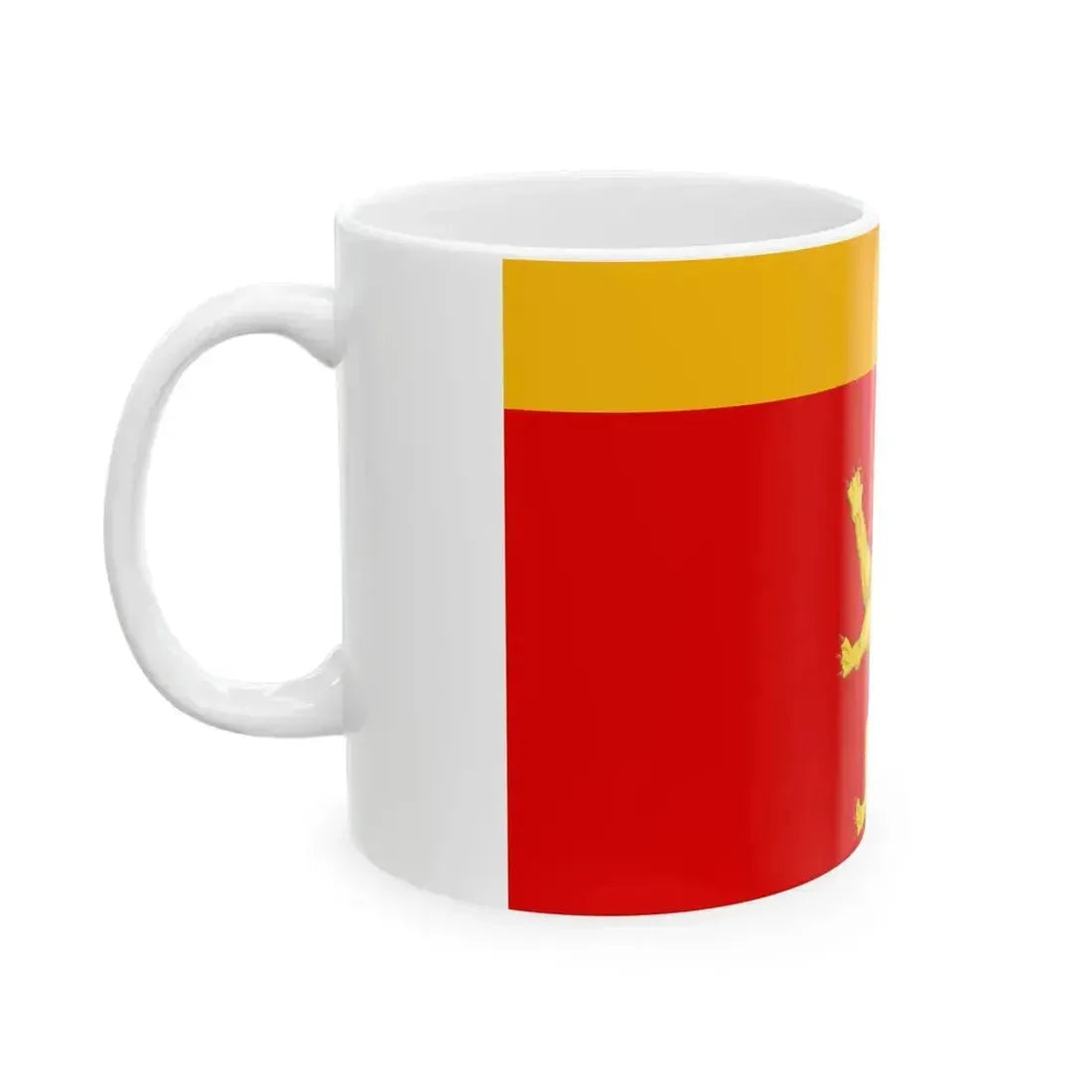 Bandiera di Ventimiglia (Italy) White Coffee Mug - Go Mug Yourself