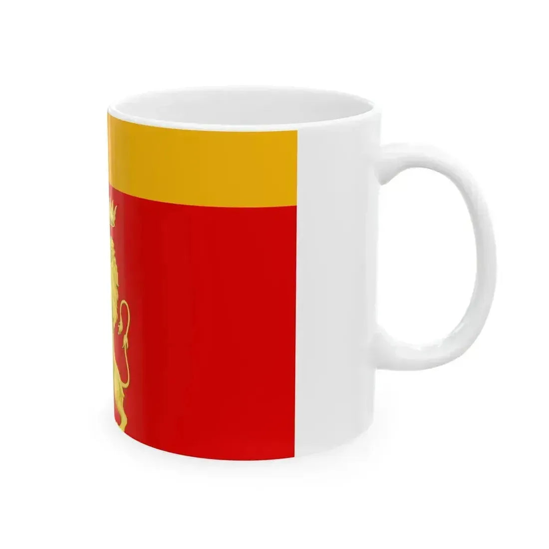 Bandiera di Ventimiglia (Italy) White Coffee Mug - Go Mug Yourself