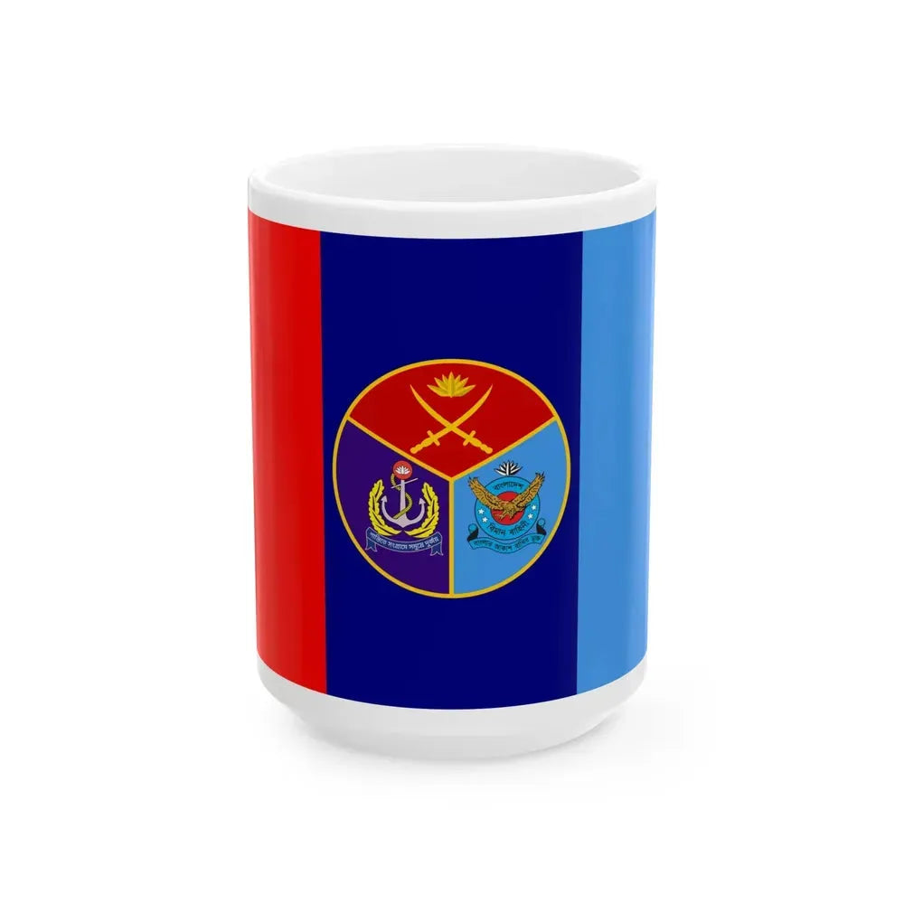 Bangladesh Armed Forces Flag (Bangladesh) White Coffee Mug 15oz - Go Mug Yourself
