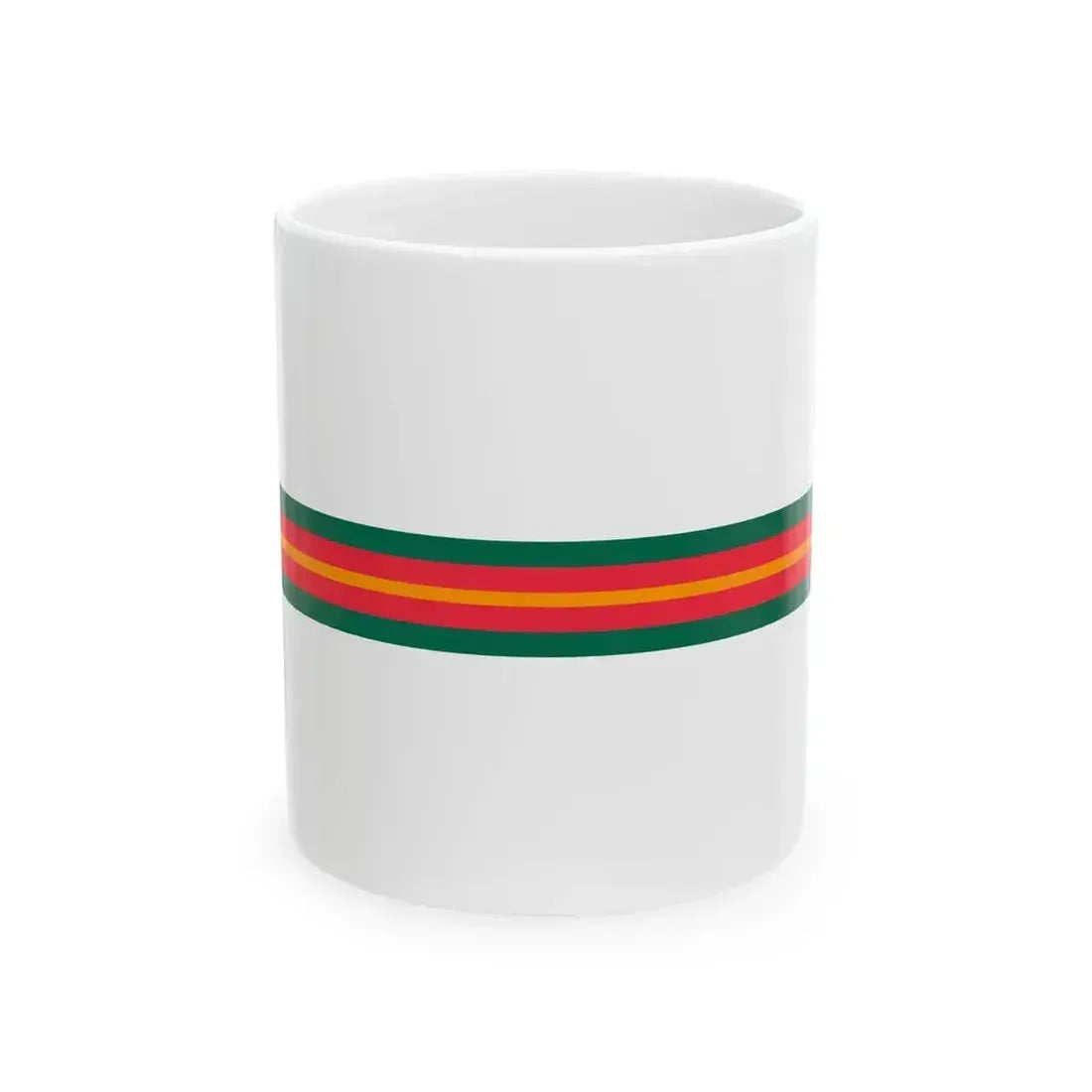 Bangladesh flag bar (Bangladesh) White Coffee Mug 11oz - Go Mug Yourself