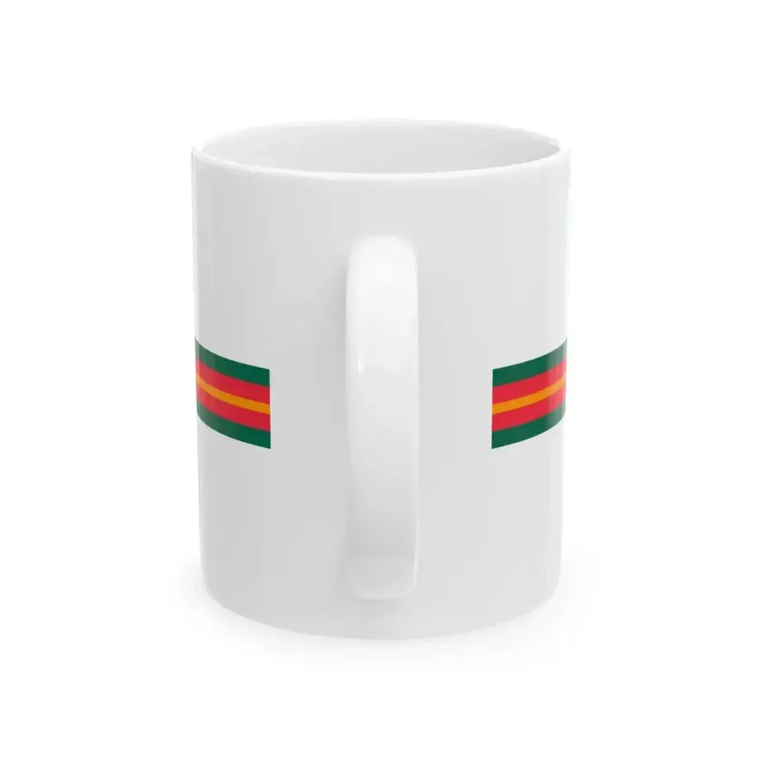 Bangladesh flag bar (Bangladesh) White Coffee Mug - Go Mug Yourself