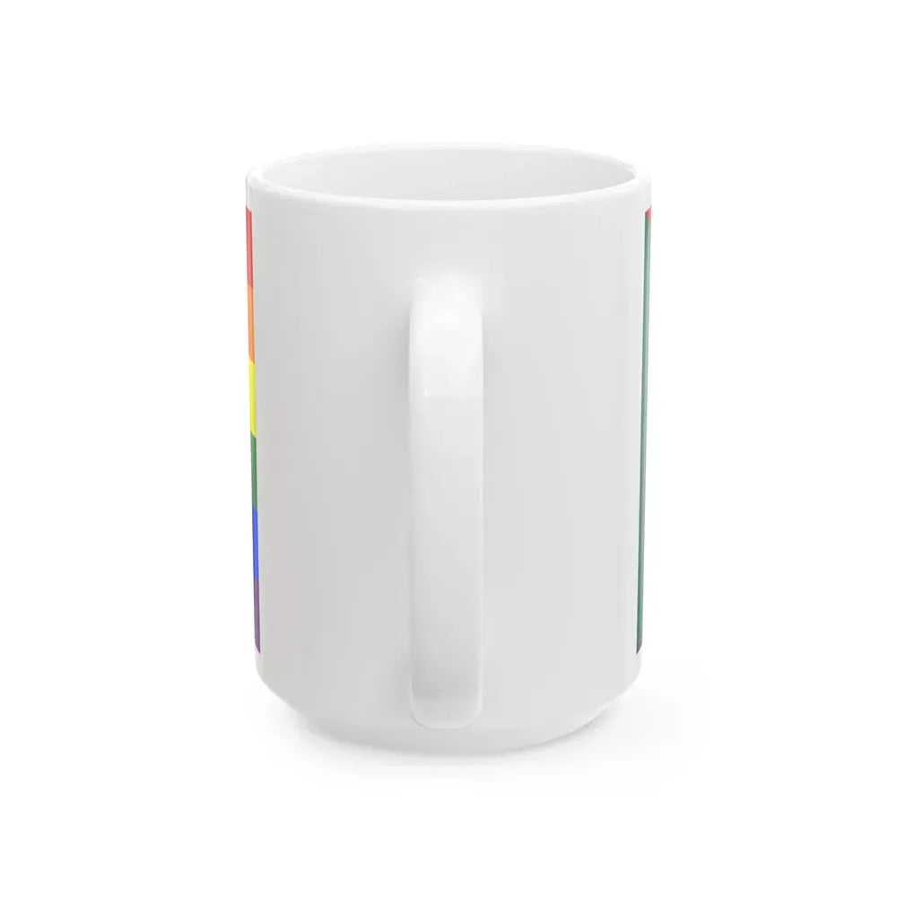 Bangladesh LGBT rainbow flag (Bangladesh) White Coffee Mug - Go Mug Yourself