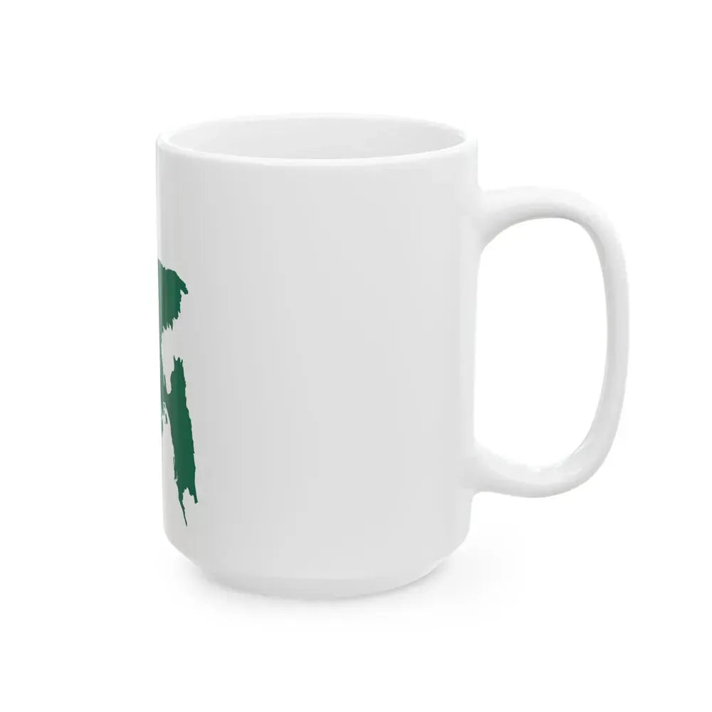 Bangladesh Map Flag (Bangladesh) White Coffee Mug - Go Mug Yourself