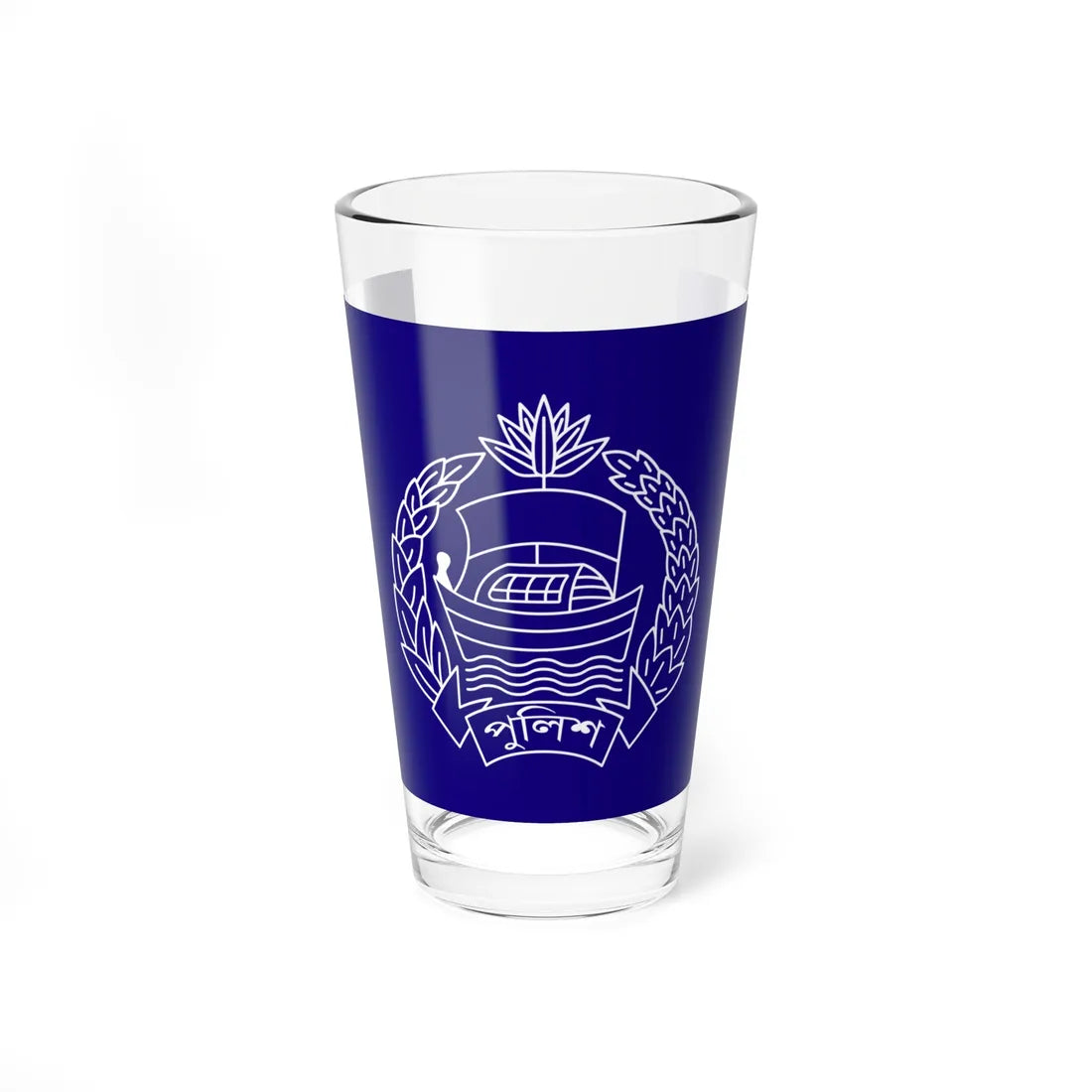 Bangladesh Police Flag (Bangladesh) Pint Glass 16oz 16oz - Go Mug Yourself