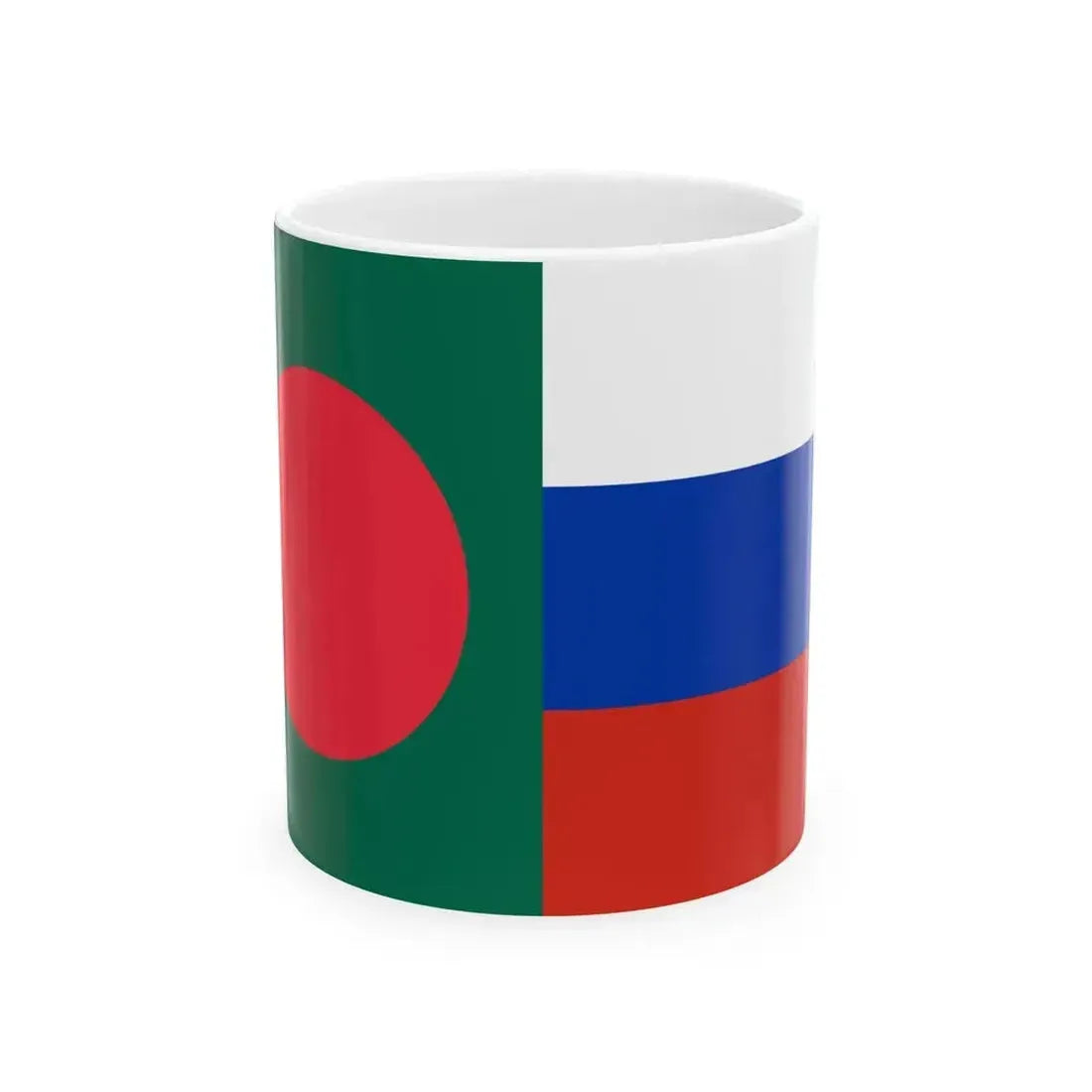 Bangladesh-Russia-Flags (Bangladesh) White Coffee Mug 11oz - Go Mug Yourself