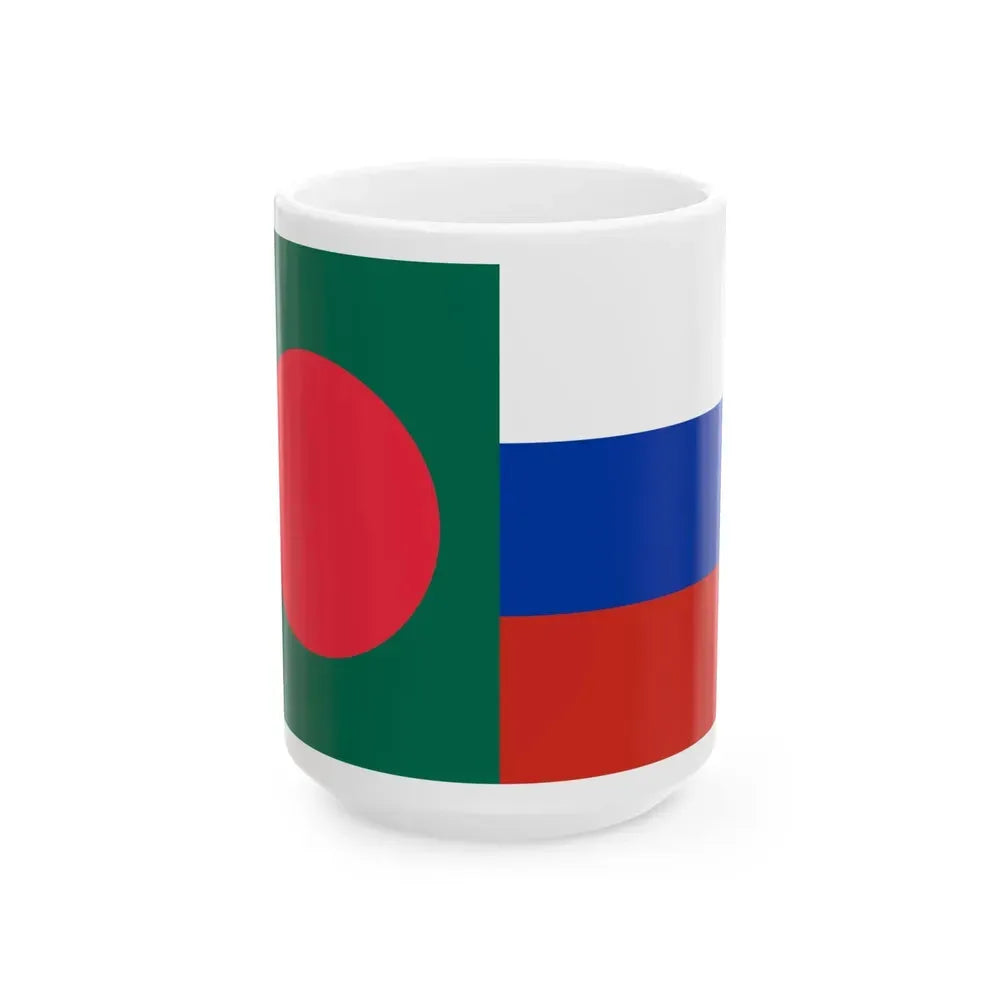 Bangladesh-Russia-Flags (Bangladesh) White Coffee Mug 15oz - Go Mug Yourself