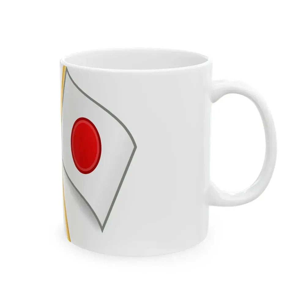 Bangladeshi and Japanese flags (Bangladesh) White Coffee Mug - Go Mug Yourself