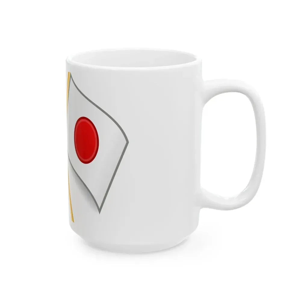 Bangladeshi and Japanese flags (Bangladesh) White Coffee Mug - Go Mug Yourself