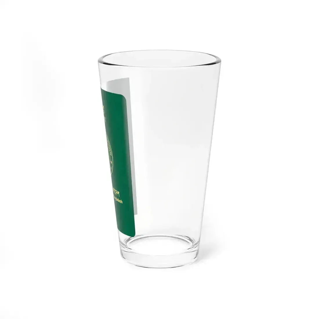 Bangladeshi E-Passport - Pint Glass 16oz - Go Mug Yourself