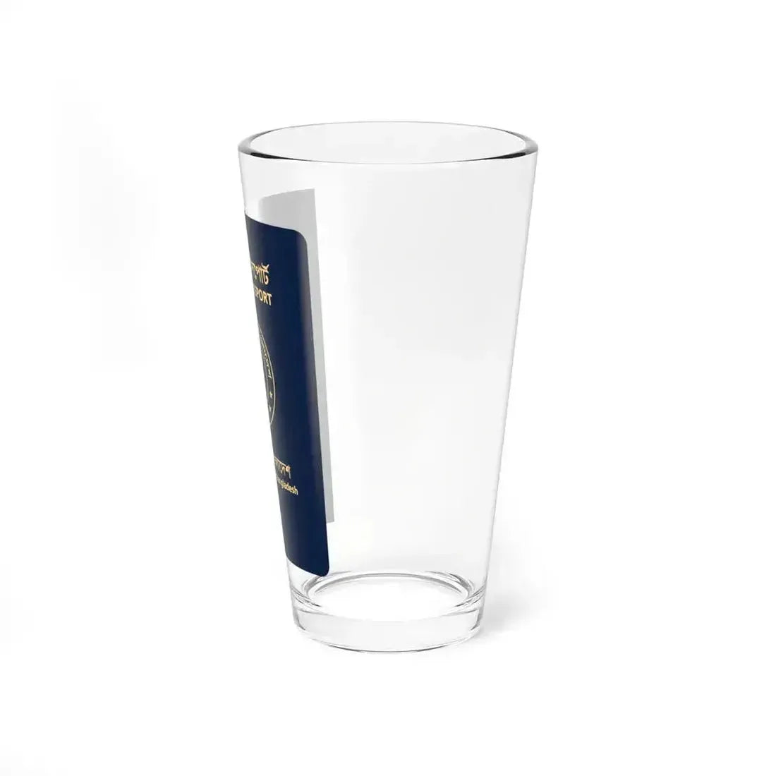 Bangladeshi Official Passport - Pint Glass 16oz - Go Mug Yourself