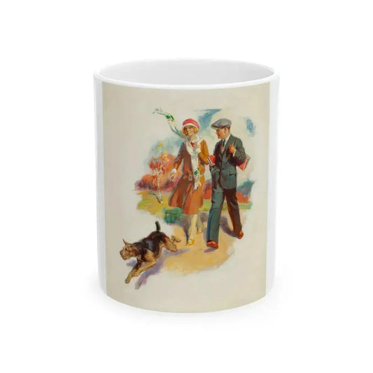 Banished - Those Teenage Morning Blues, Cream of Wheat advertisement, 1925 - White Coffee Mug 11oz - Go Mug Yourself