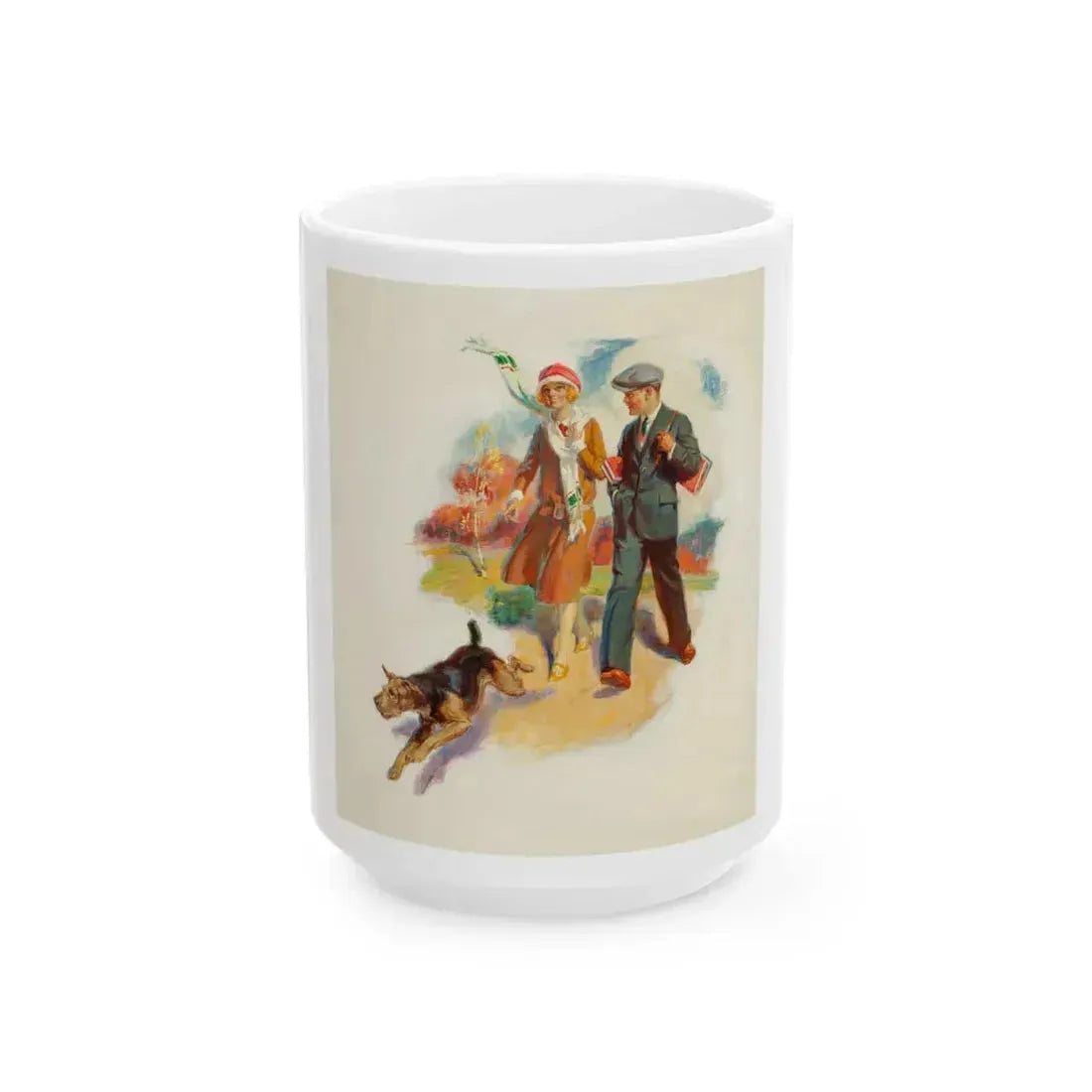Banished - Those Teenage Morning Blues, Cream of Wheat advertisement, 1925 - White Coffee Mug 15oz - Go Mug Yourself