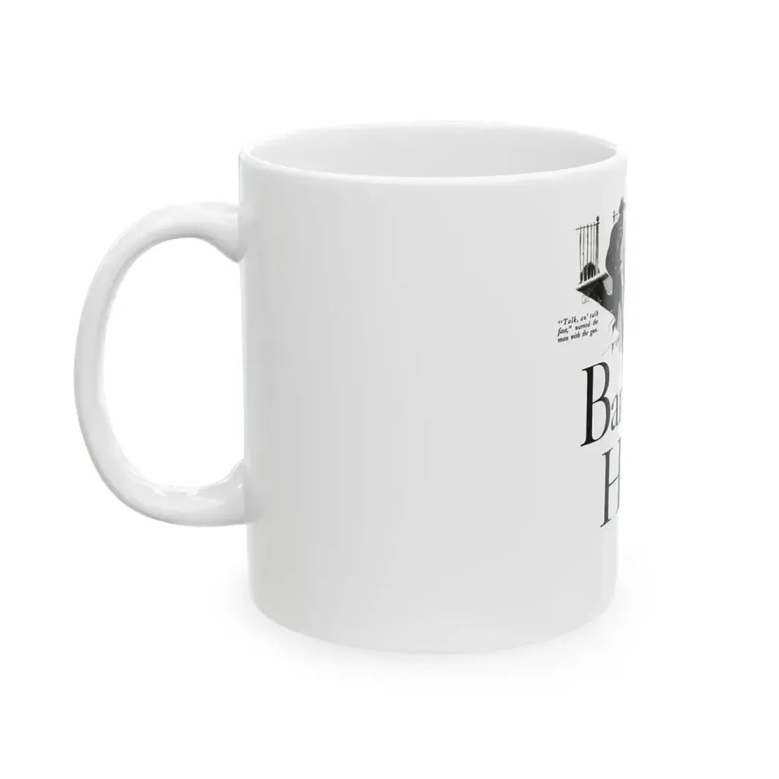 Bank Holdup (1), Cosmopolitan, January 1934 - White Coffee Mug - Go Mug Yourself