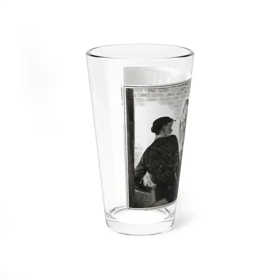 Bank Holdup (2), Cosmopolitan, January 1934 (Magazine Illustration) Pint Glass 16oz - Go Mug Yourself