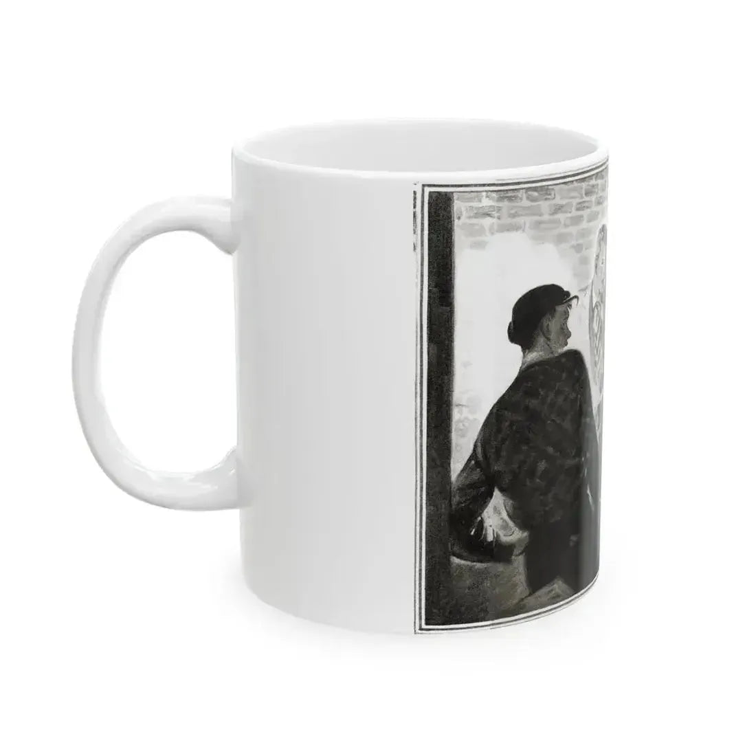 Bank Holdup (2), Cosmopolitan, January 1934 - White Coffee Mug - Go Mug Yourself