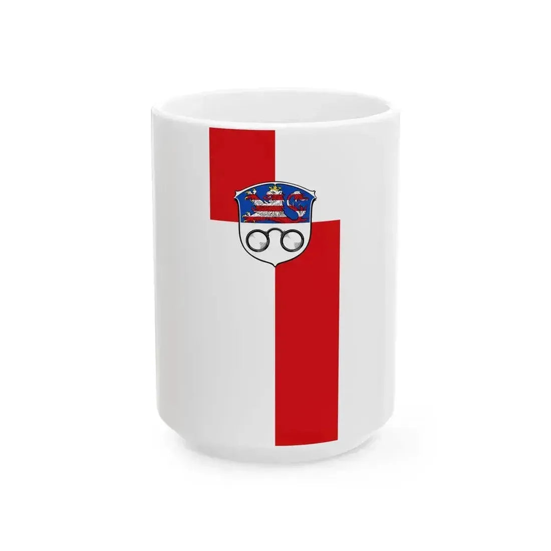 Banner Bischofsheim Mainspitze (Germany) White Coffee Mug 15oz - Go Mug Yourself