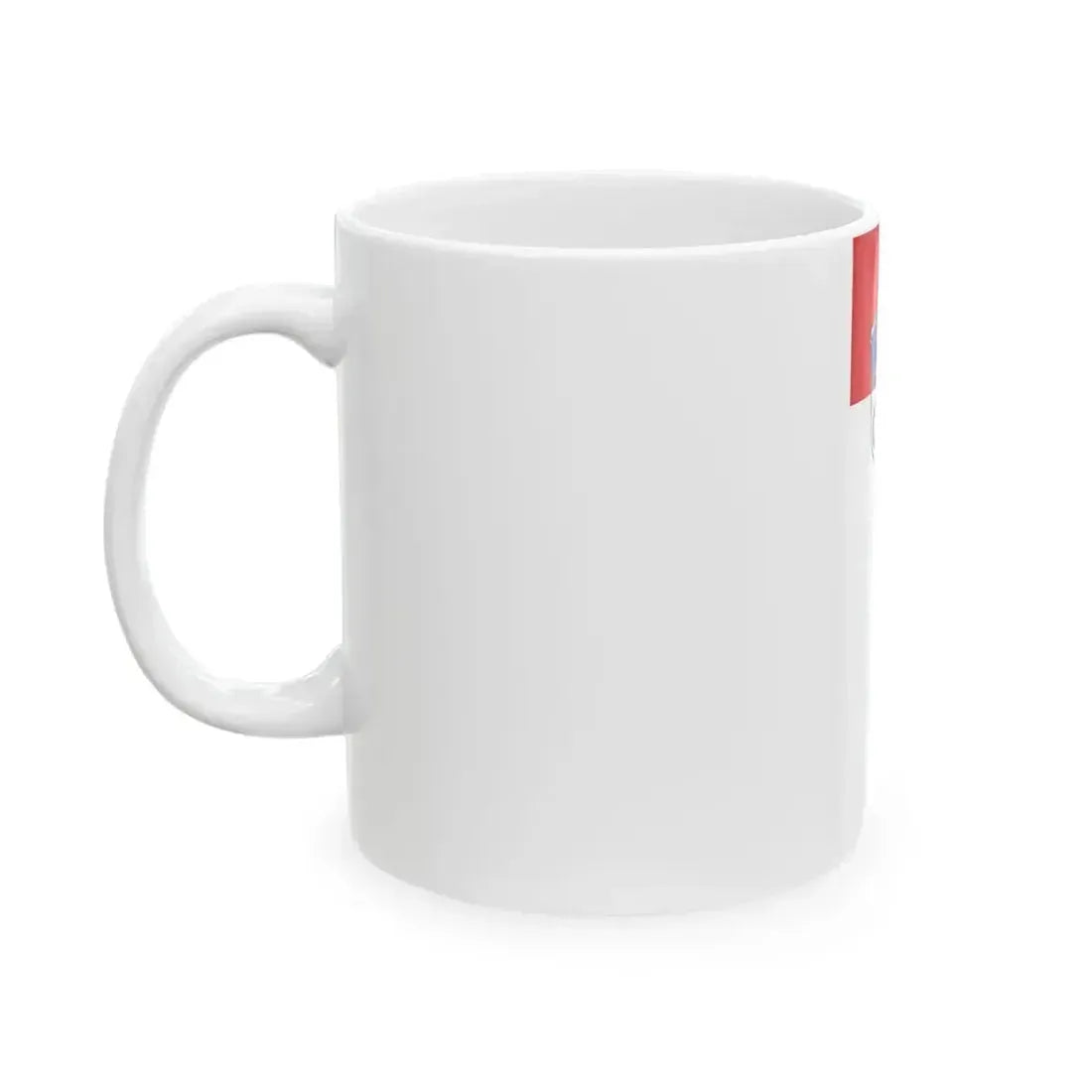 Banner Bischofsheim Mainspitze (Germany) White Coffee Mug - Go Mug Yourself