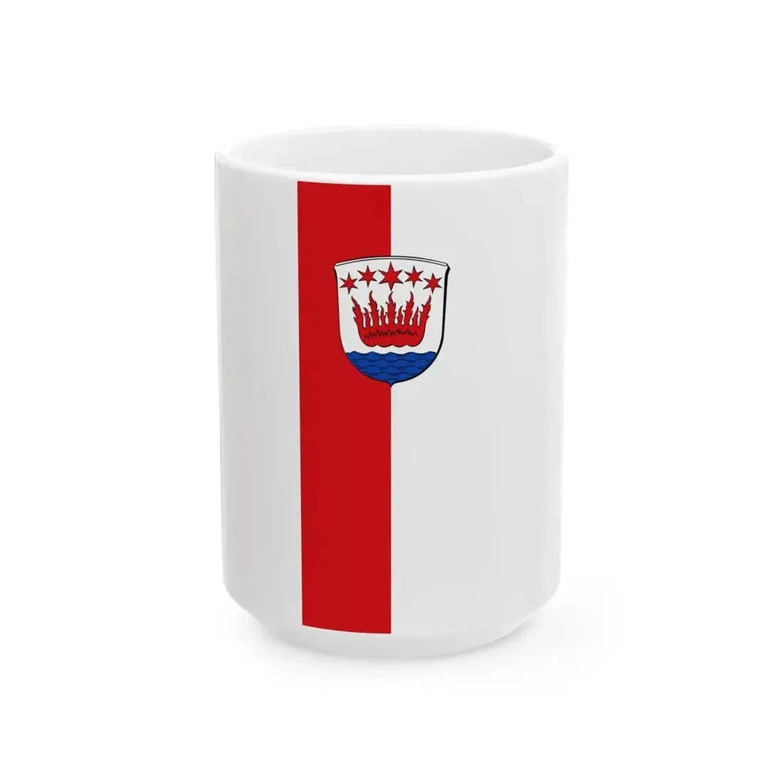 Banner Brensbach (Germany) White Coffee Mug 15oz - Go Mug Yourself