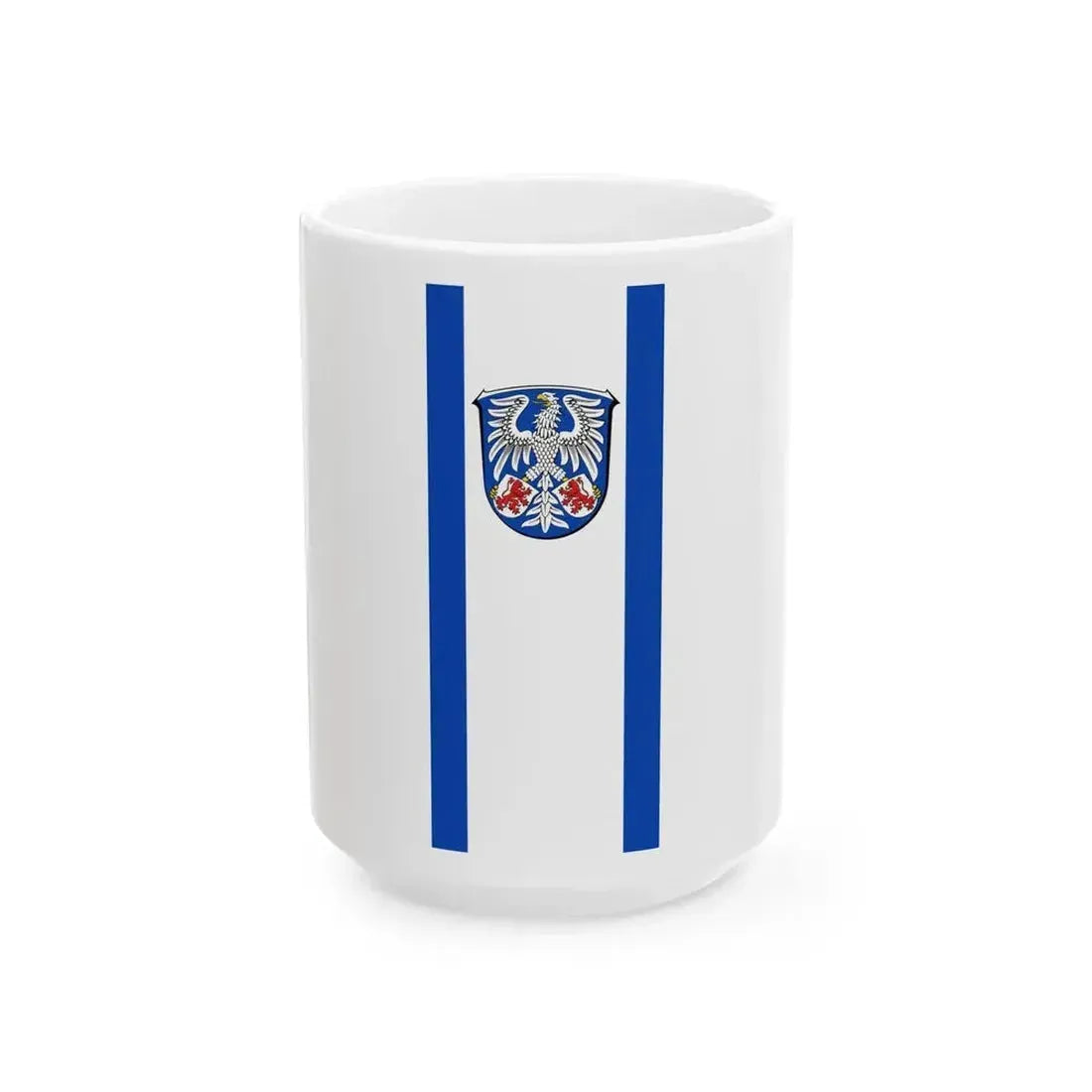 Banner Dautphetal (Germany) White Coffee Mug 15oz - Go Mug Yourself
