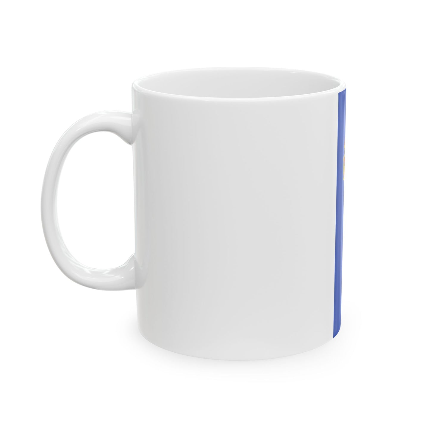 Banner der Stadt Darmstadt (Germany) White Coffee Mug-Go Mug Yourself