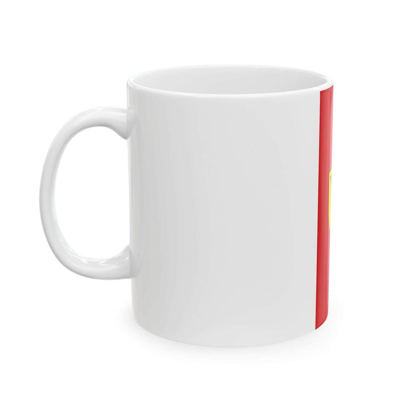 Banner der Stadt Forst Lausitz 2005-2011 (Germany) White Coffee Mug-Go Mug Yourself