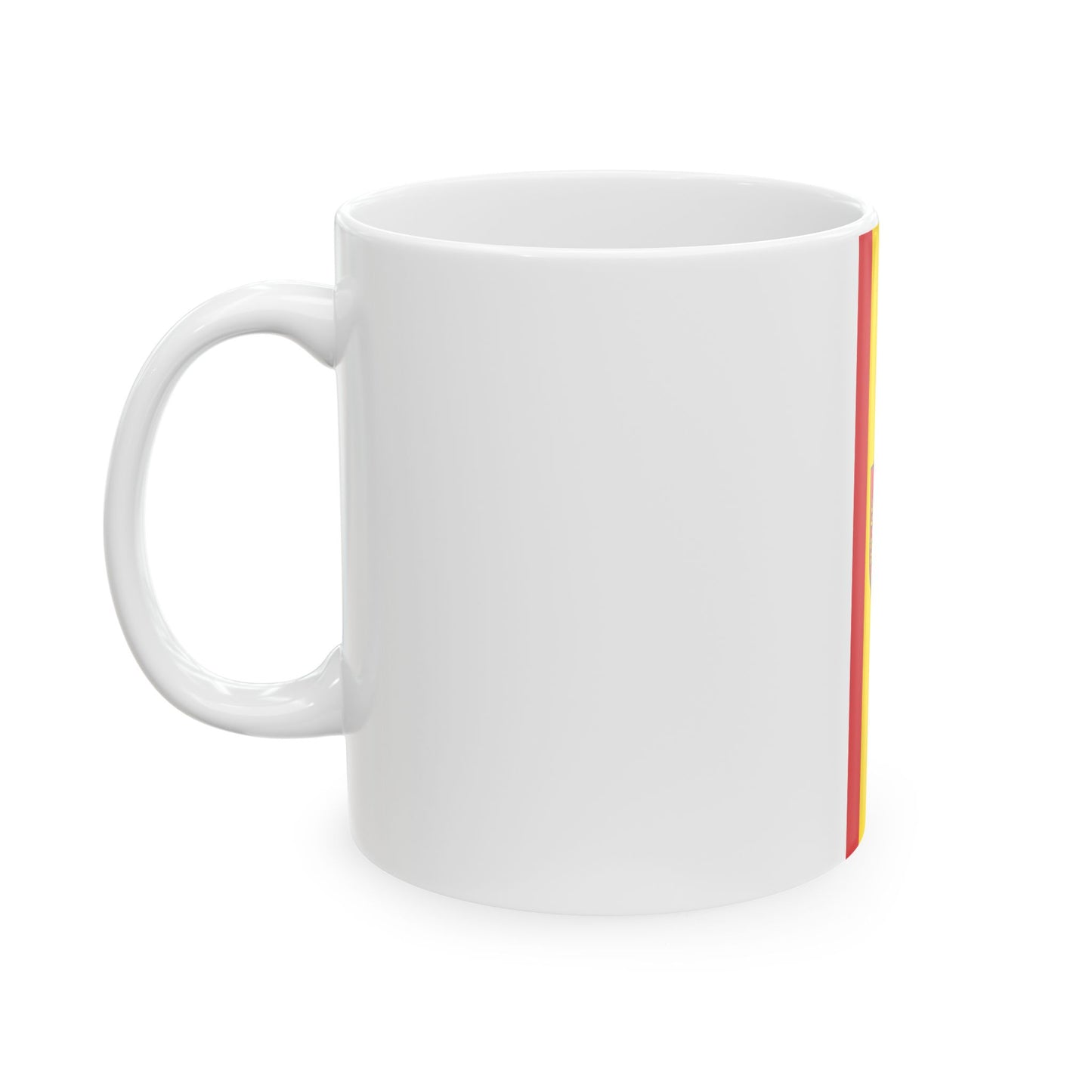 Banner der Stadt Forst Lausitz (Germany) White Coffee Mug-Go Mug Yourself