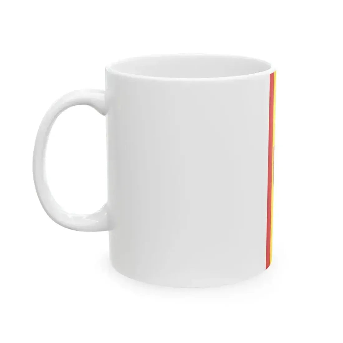 Banner der Stadt Forst Lausitz (Germany) White Coffee Mug - Go Mug Yourself
