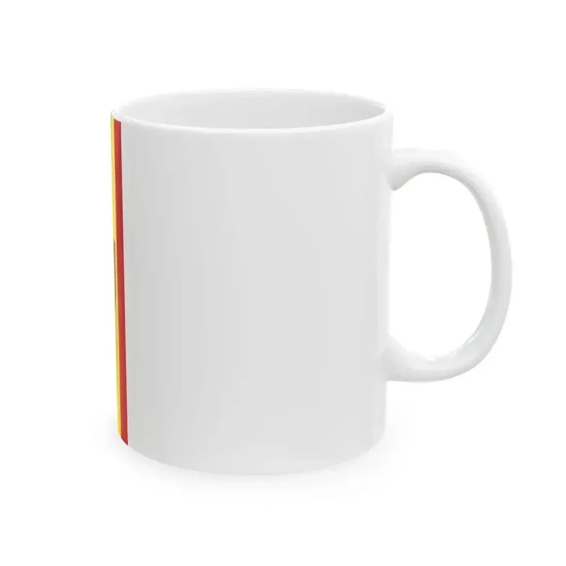 Banner der Stadt Forst Lausitz (Germany) White Coffee Mug - Go Mug Yourself