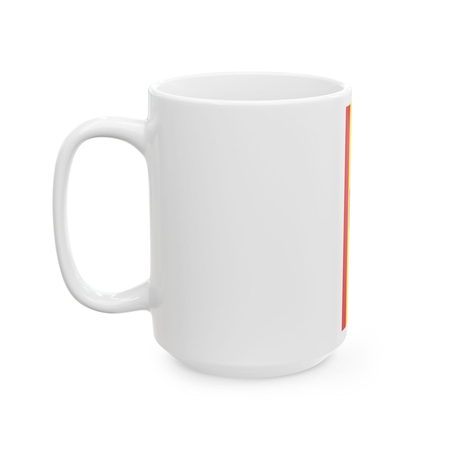 Banner der Stadt Forst Lausitz (Germany) White Coffee Mug-Go Mug Yourself