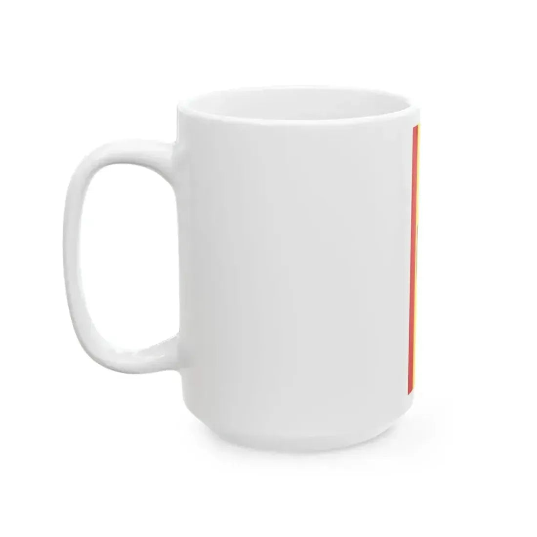 Banner der Stadt Forst Lausitz (Germany) White Coffee Mug - Go Mug Yourself
