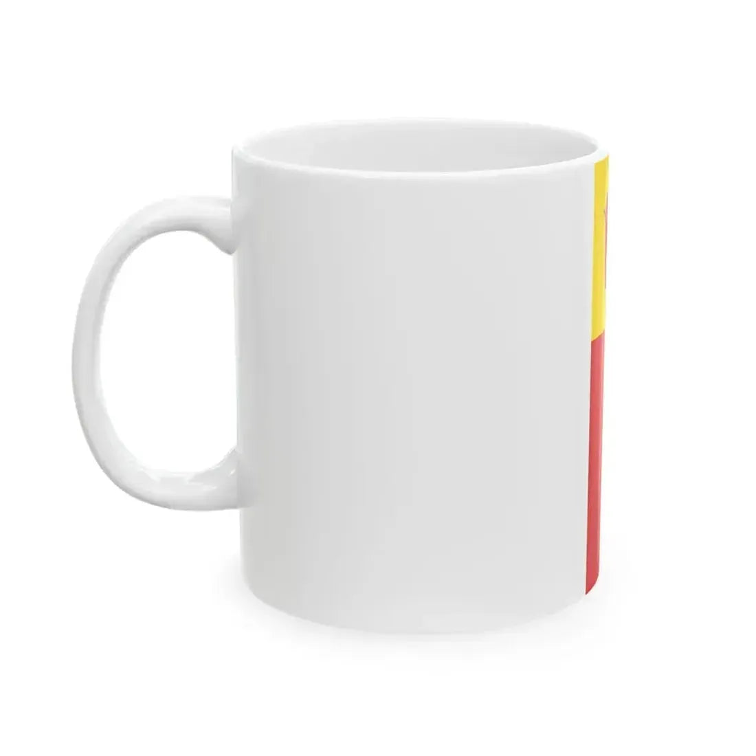 Banner der Stadt Ludwigshafen am Rhein (Germany) White Coffee Mug - Go Mug Yourself