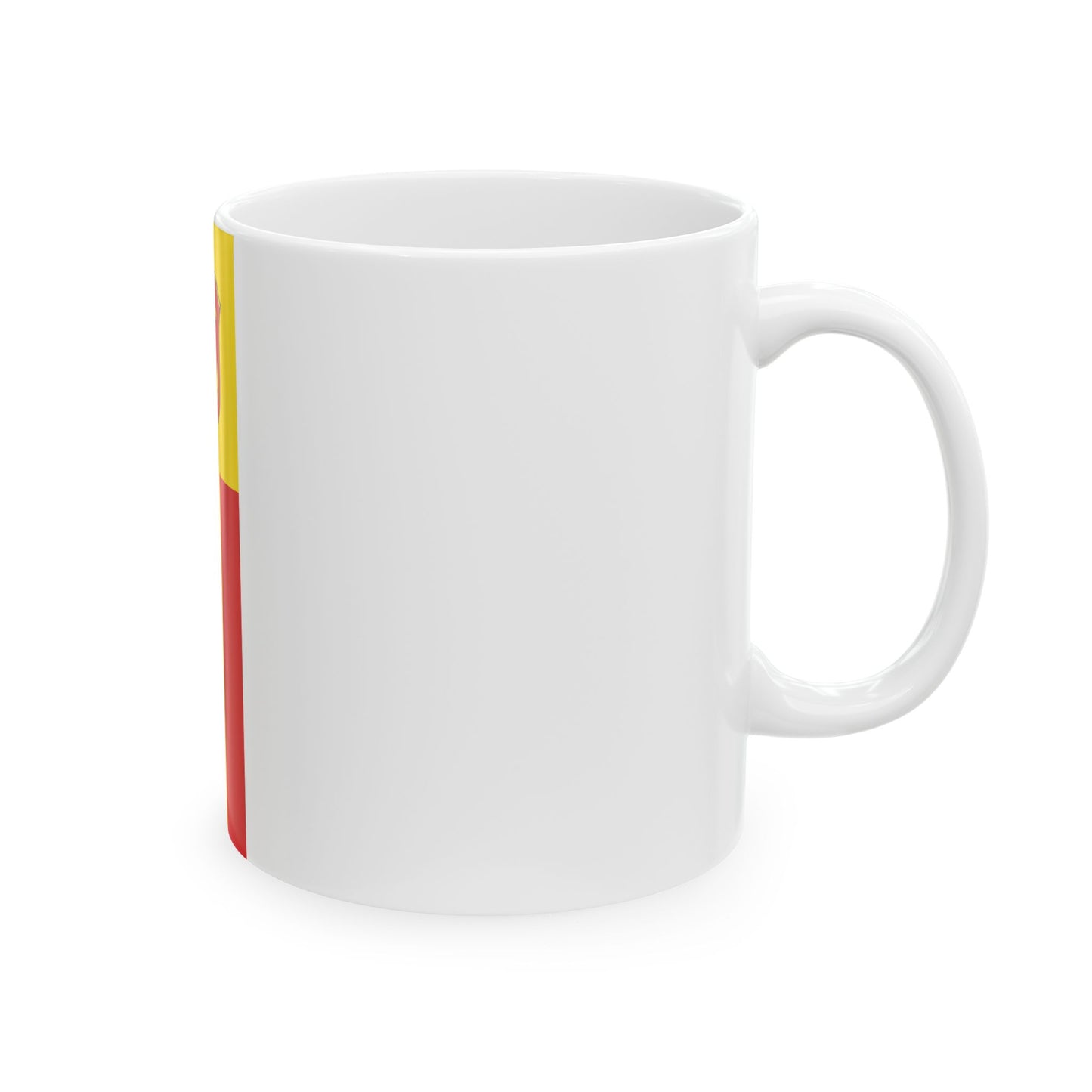 Banner der Stadt Ludwigshafen am Rhein (Germany) White Coffee Mug-Go Mug Yourself