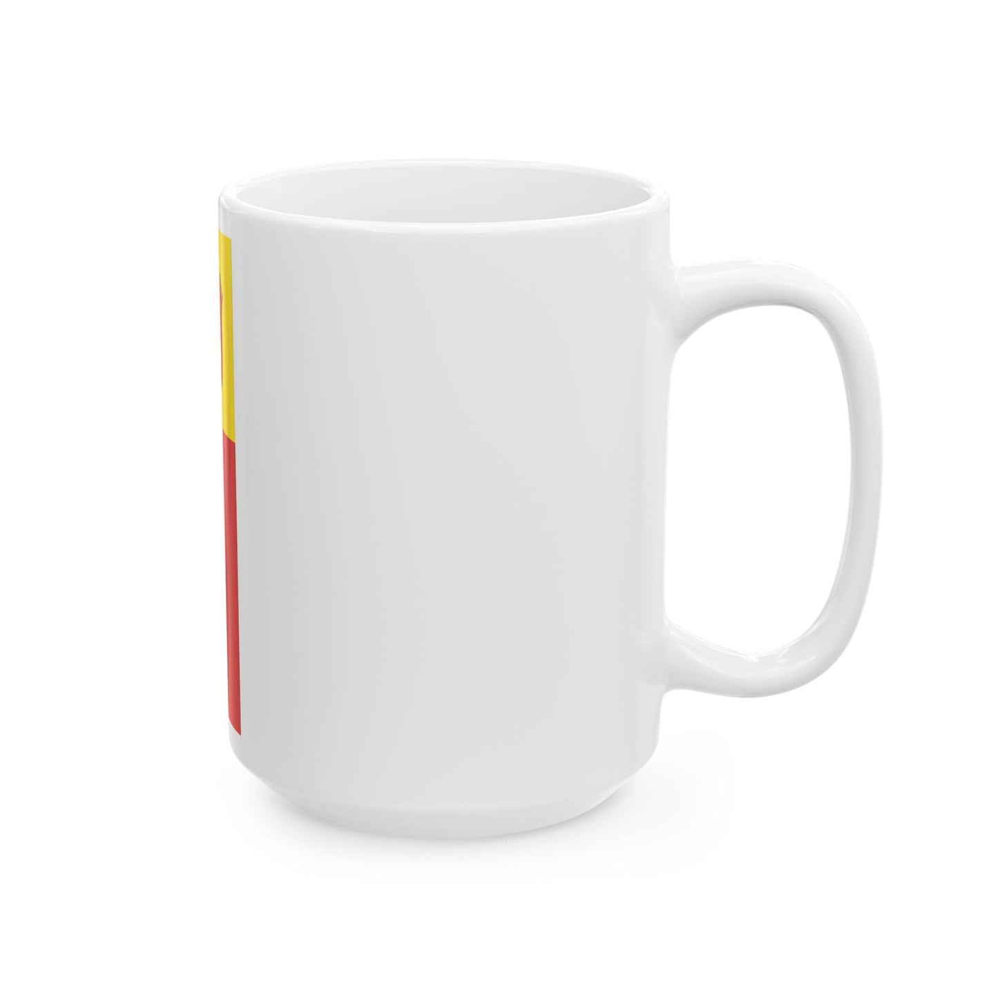 Banner der Stadt Ludwigshafen am Rhein (Germany) White Coffee Mug-Go Mug Yourself