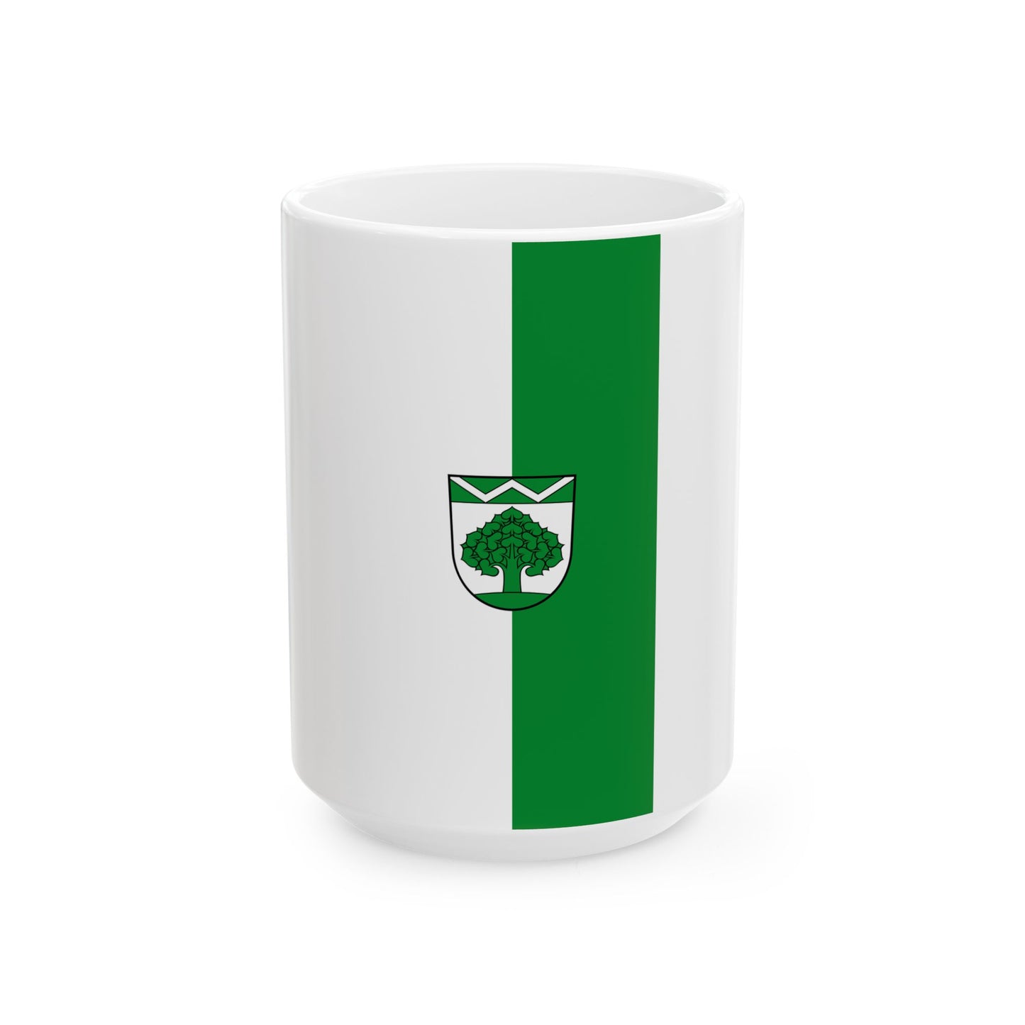 Banner der Stadt Werneuchen (Germany) White Coffee Mug-15oz-Go Mug Yourself
