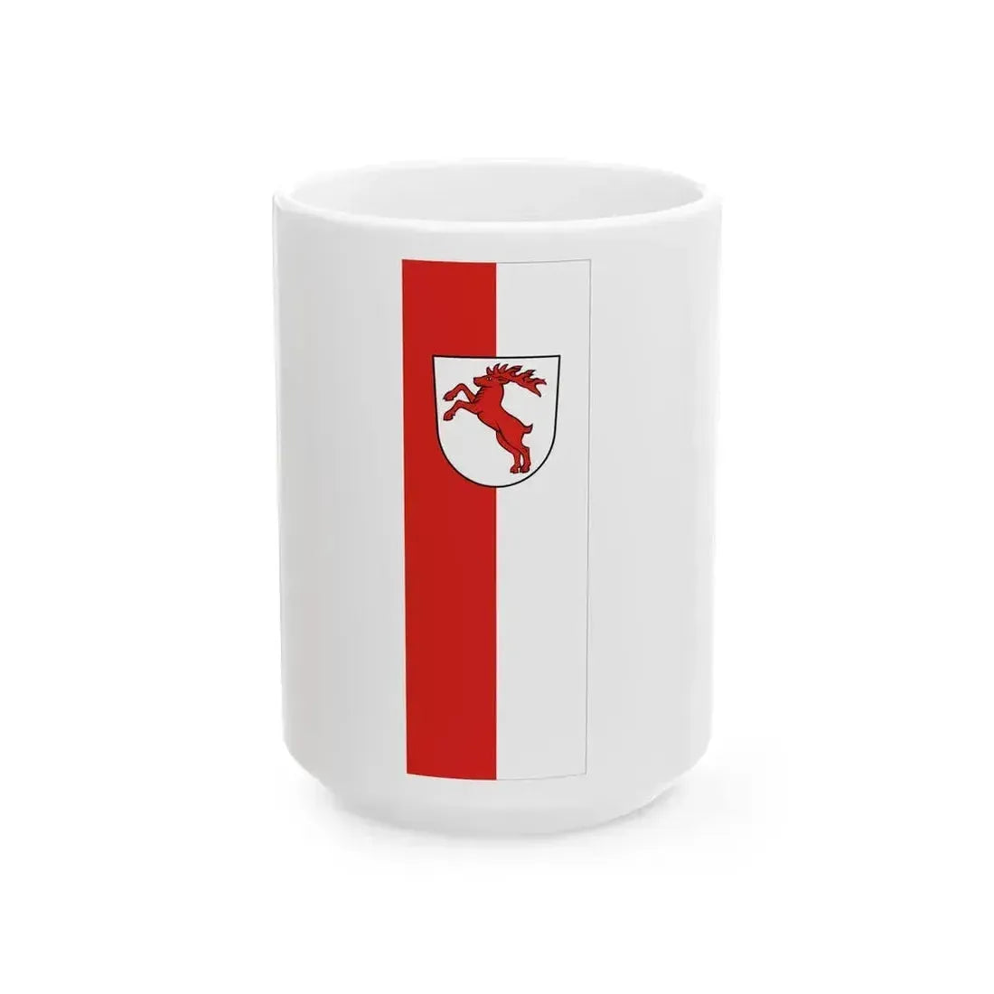 Banner Duerbheim (Germany) White Coffee Mug 15oz - Go Mug Yourself