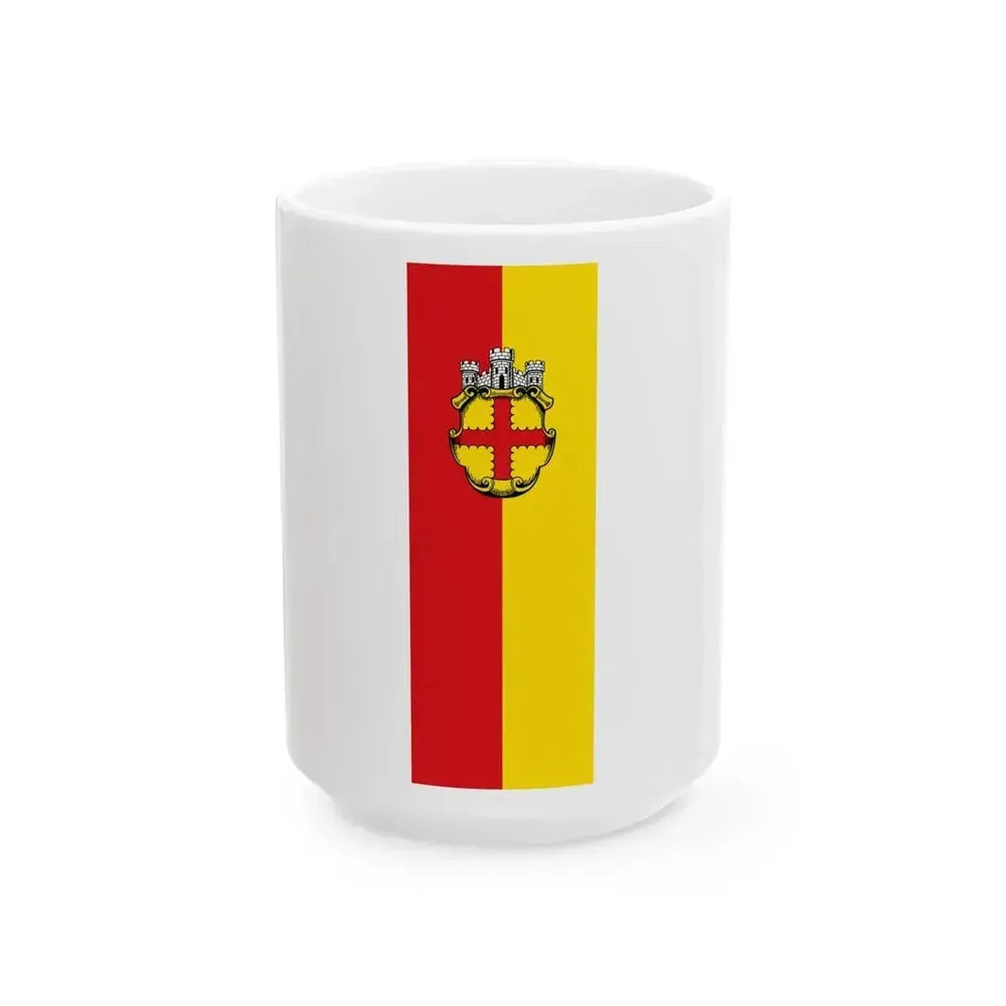 Banner Eupen (Belgium) White Coffee Mug 15oz - Go Mug Yourself