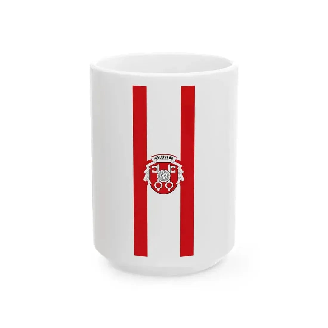 Banner Gittelde (Germany) White Coffee Mug 15oz - Go Mug Yourself
