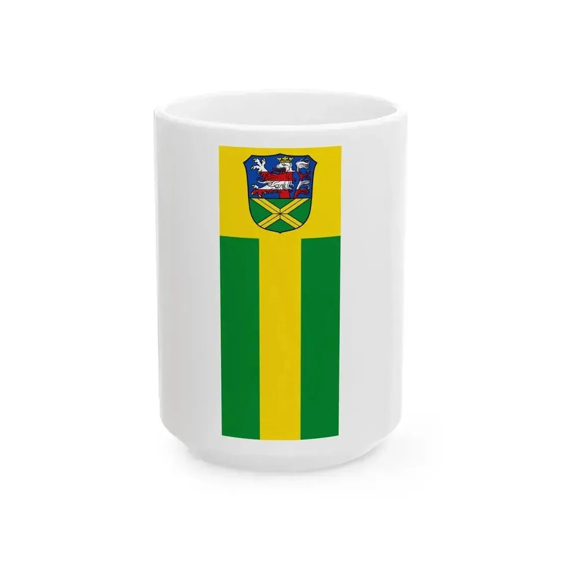 Banner Gladenbach (Germany) White Coffee Mug 15oz - Go Mug Yourself