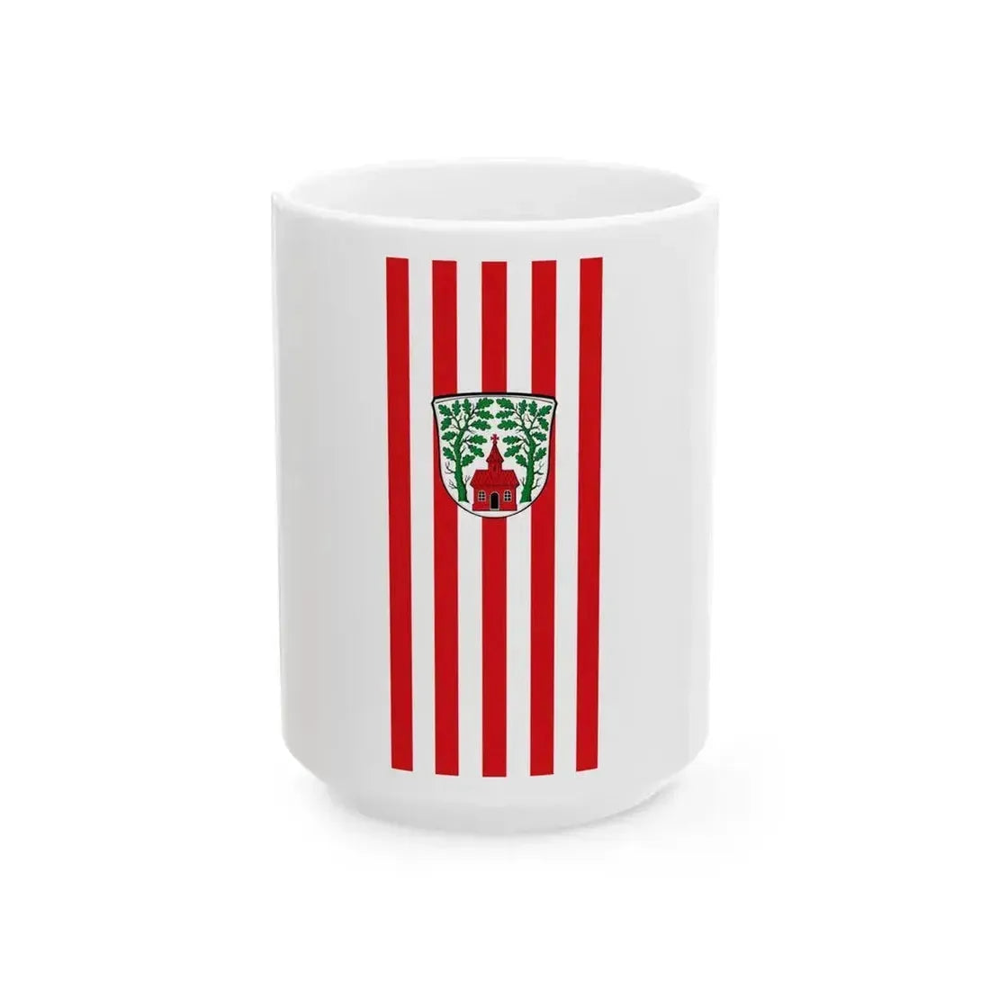 Banner Goetzenhain (Germany) White Coffee Mug 15oz - Go Mug Yourself