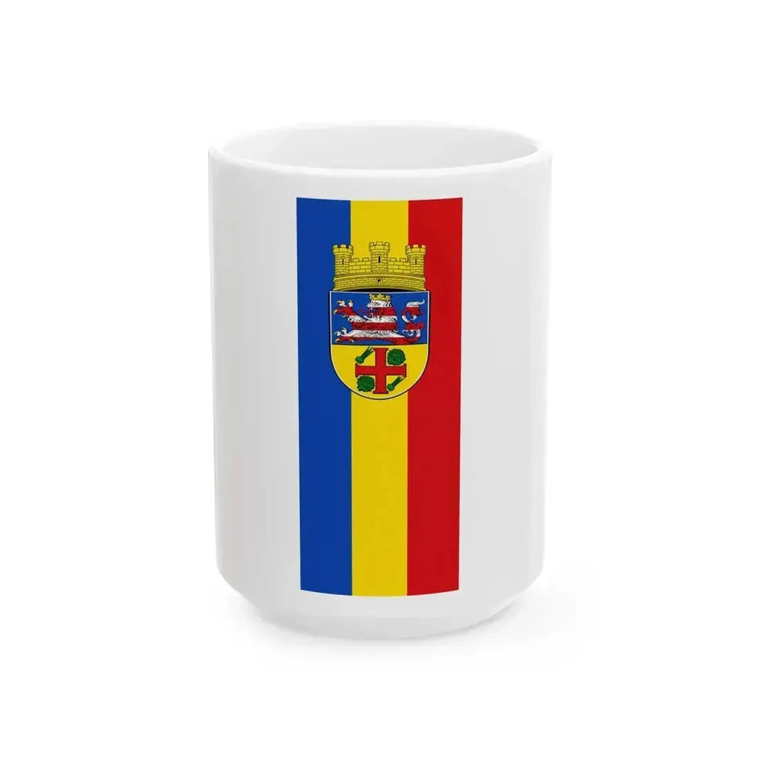 Banner Gross-Gerau (Germany) White Coffee Mug 15oz - Go Mug Yourself