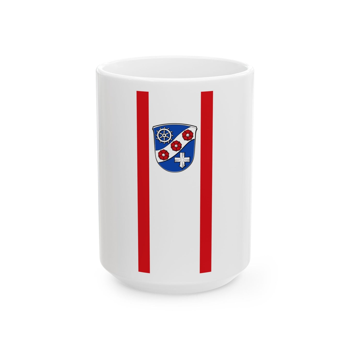 Banner Hambach bei Heppenheim (Germany) White Coffee Mug-15oz-Go Mug Yourself