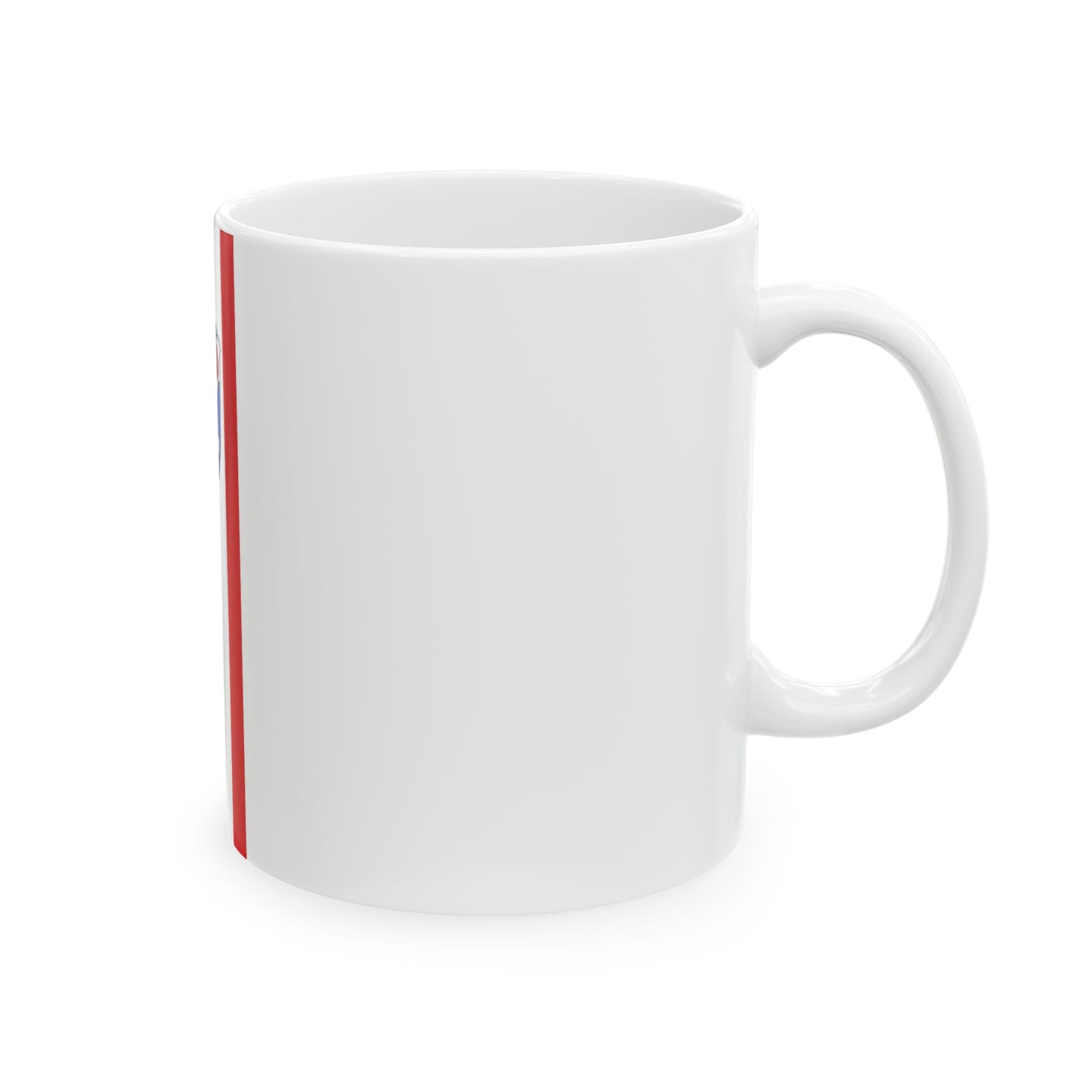 Banner Hambach bei Heppenheim (Germany) White Coffee Mug-Go Mug Yourself