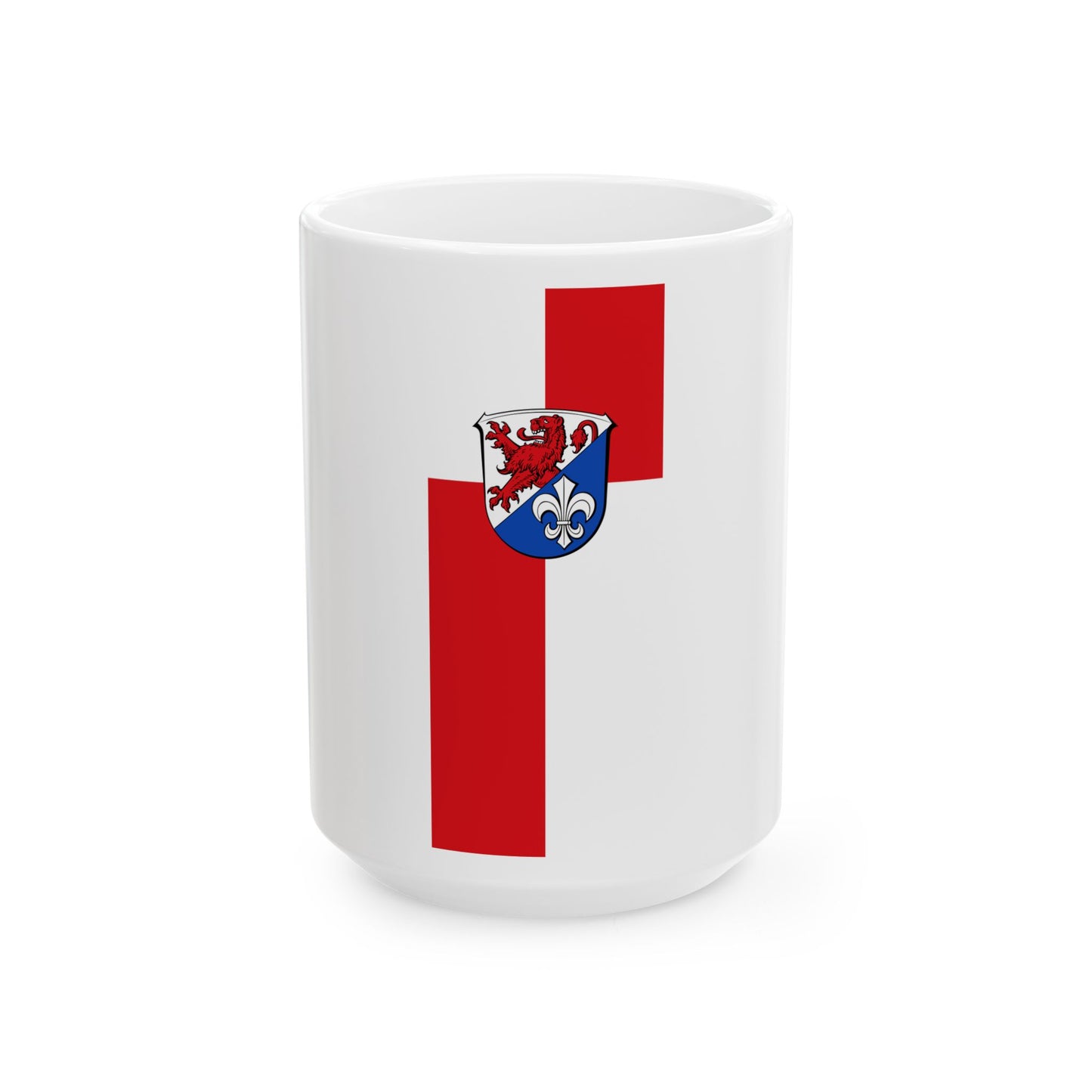 Banner Hattersheim am Main (Germany) White Coffee Mug-15oz-Go Mug Yourself