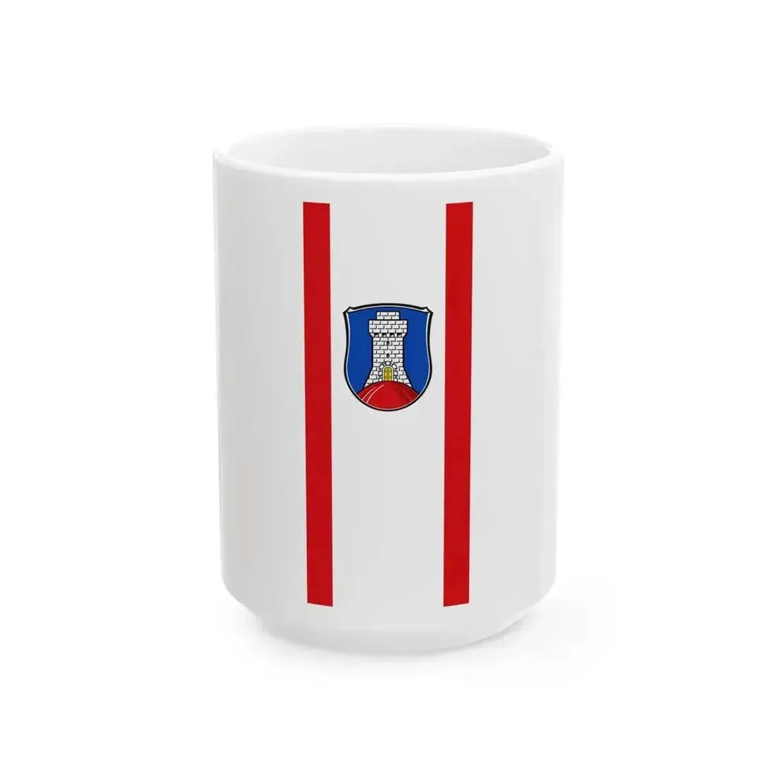 Banner Landkreis Buedingen (Germany) White Coffee Mug 15oz - Go Mug Yourself